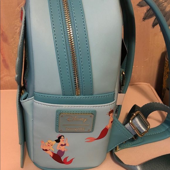 Loungefly Disney Little Mermaid Lenticular mini Backpack - Picture 9 of 15